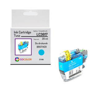 Tusz do BROTHER LC3617C Cyan zamiennik