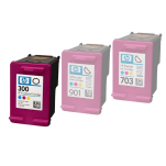 HP oryginalny Tusz CC643EE 300 703 901 kolorowy - 3