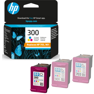 HP oryginalny Tusz CC643EE 300 703 901 kolorowy