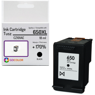 Tusz do HP CZ101AE 650XL Black Zamiennik