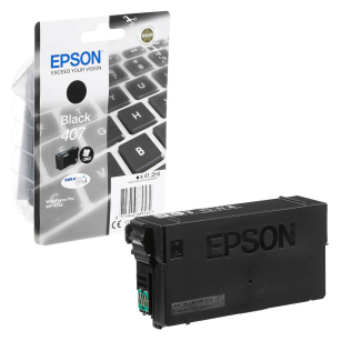 Epson oryginalny tusz 407 T07U1 C13T07U140 WorkForce Pro WF4745DTWF black 41.2ml
