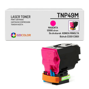 Toner do KONICA MINOLTA TNP49M A95W350 Bizhub C3351 C3851 Magenta Zamiennik