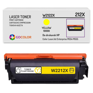 Toner do HP 212X W2122X Color LaserJet Enterprise M554 M555 yellow zamiennik 10.0K