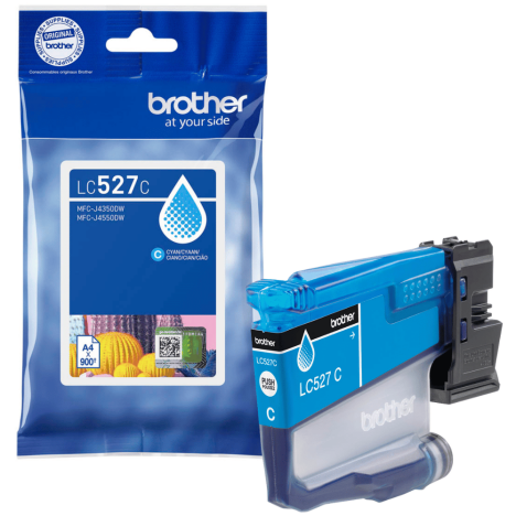 Brother oryginalny Tusz LC527C cyan