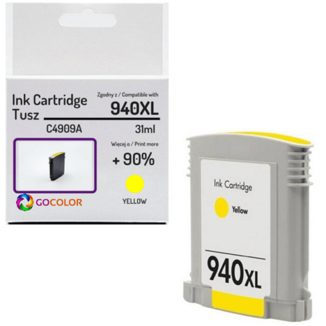 Tusz do HP C4909A 940XL Yellow Zamiennik