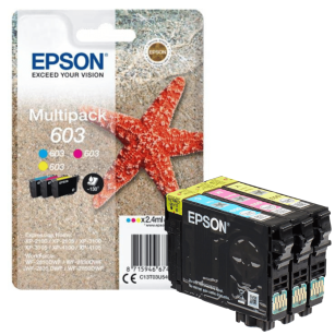 Epson oryginalny tusz 603 T03U5 C13T03U54010 3-pak cyan / magenta / yellow
