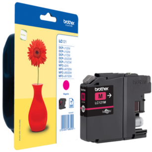 Brother oryginalny Tusz LC-121M magenta