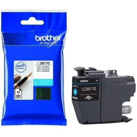 Brother oryginalny Tusz LC3617C cyan