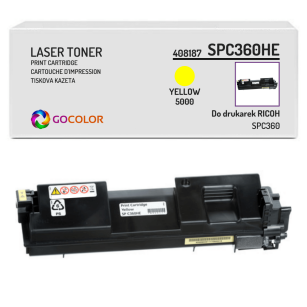 Toner do RICOH SPC360HE 408187 Yellow zamiennik