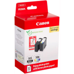 Canon oryginalny tusz PG585 + CL586 papier GP501 50ark. 6205C004 Pixma TS7650i TS7750i 2-pak 7.3/9.9ml - 2