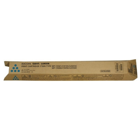 Ricoh oryginalny toner MPC5501 841459 842051 841455 841163 cyan