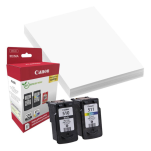 2-pak Canon oryginalny tusz + papier PG510 + CL511 2970B017 black + color - 3