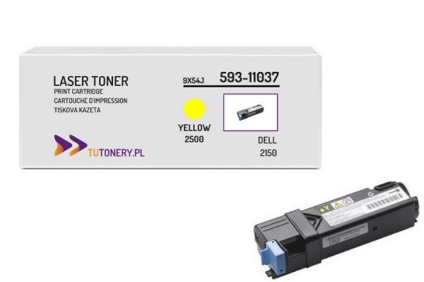 Toner do DELL 2150 2155 NPDXG Yellow 593-11037 Zamiennik