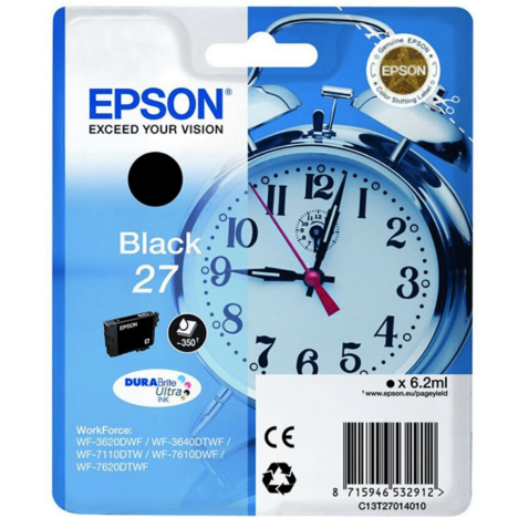 Epson oryginalny tusz 27 T2701 C13T27014012 black