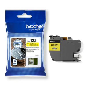 Brother oryginalny Tusz LC422Y Yellow