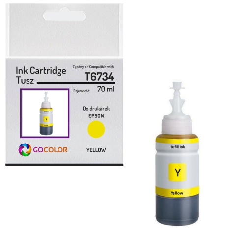 Tusz do EPSON T6734 Yellow Zamiennik