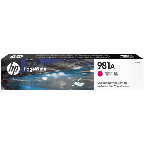 EOL HP oryginalny Tusz J3M69A 981A magenta 