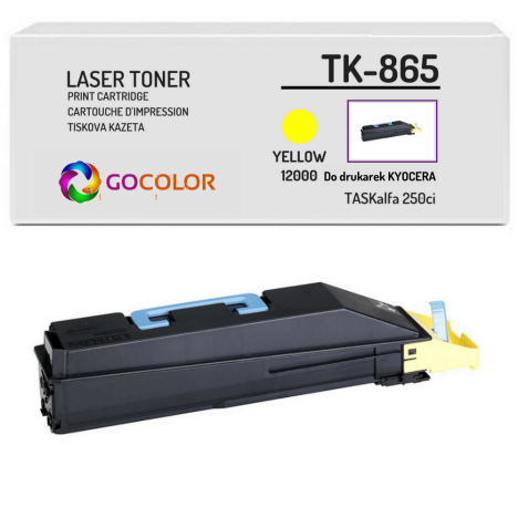 Toner do KYOCERA TK865Y Yellow 1T02JZAEU0 zamiennik