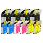 10 X TUSZ do BROTHER LC127XL LC125XL zamiennik - 3