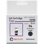 Tusz do EPSON 114 T07B1 C13T07B140 EcoTank ET8500 ET8550 photo black Zamiennik 70ml - 2