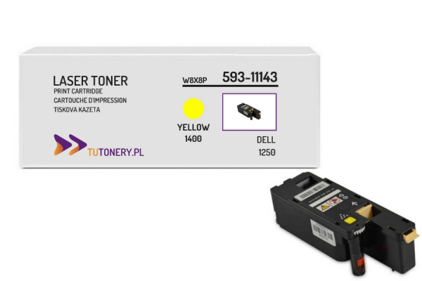 Toner do DELL 1250 1350 5M1VR Yellow 593-11019 Zamiennik
