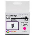 Tusz do HP C4908A 940XL Magenta Zamiennik - 2