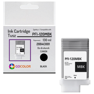 Tusz do CANON PFI120MBK imagePROGRAF TM-300 TM-350 matte black zamiennik