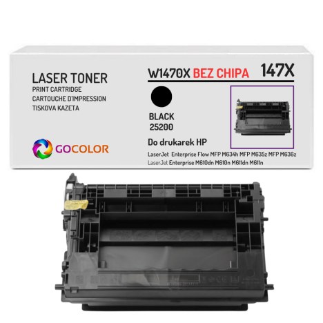 Toner do HP W1470X 147X Zamiennik BEZ CHIPA