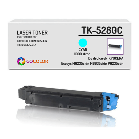 Toner do KYOCERA TK5280C ECOSYS M6235 M6635 P6235 Cyan zamiennik