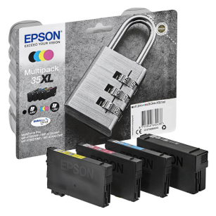 Epson oryginalny tusz 35XL T3596 C13T35964010 WorkForce Pro WF4720DWF WF4725DWF WF4730DTWF WF4740DTWF CMYK 4-pak