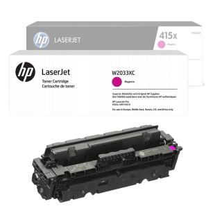 HP oryginalny toner W2033XC 415XC Color LaserJet Pro M454 MFP M479 6,0K magenta