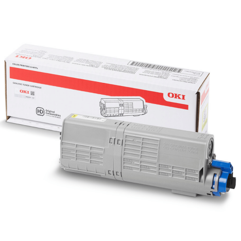 OKI oryginalny toner C532 C542 MC563 MC573 dn, 46490401 yellow