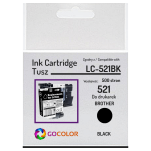 Tusz do BROTHER LC521BK DCP-J1310DW DCP-J1260W 0.5K black zamiennik - 2