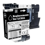 Tusz do BROTHER LC521BK DCP-J1310DW DCP-J1260DW 0.5K black zamiennik - 3