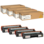 Ricoh oryginalny toner MC250H 408340 408341 408342 408343 MC250FW PC301W MC251FW PC311W CMYK 6.9K/3x 6.3K 4-pak - 2