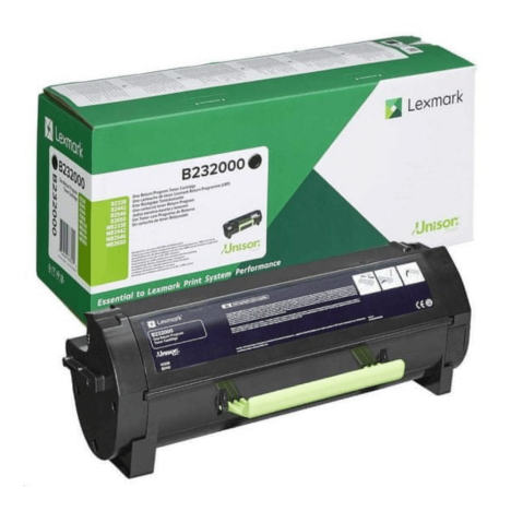 Lexmark oryginalny toner B232000 black B2338 B2442 B2546 B2650 B2338 MB2338 MB2442 MB2546 MB2650 3K
