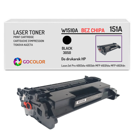 Toner do HP 151A W1510A LaserJet Pro 4003 4103 BEZ CHIPA zamiennik 3.05K