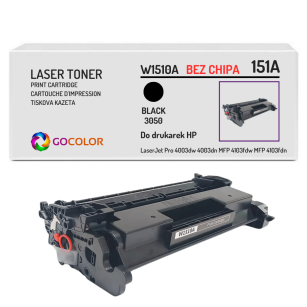Toner do HP 151A W1510A LaserJet Pro 4003 4103 BEZ CHIPA zamiennik 3.05K