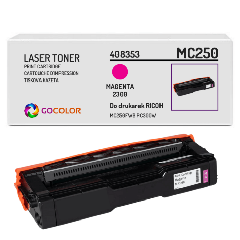 Toner do RICOH MC250M 408354 MC250FWB PC300W magenta Zamiennik 2.3K