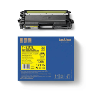 Brother oryginalny toner TN821XLY HLL9430CDN MFCL9630CDN 9,0K yellow