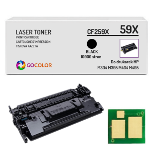 Toner do HP CF259X 59X LaserJet Pro M304 M404 M428 z chipem