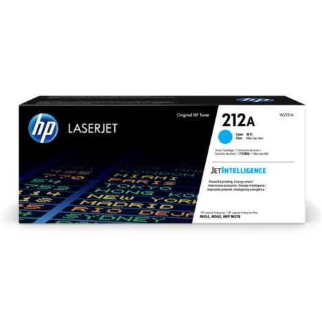 HP oryginalny toner W2121A cyan 212A