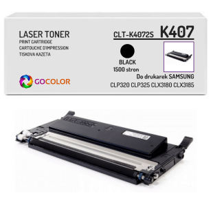 Toner do SAMSUNG CLP320 CLP325 CLX3185 CLT-K4072S Black Zamiennik