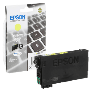 Epson oryginalny tusz 407 T07U4 C13T07U440 WorkForce Pro WF4745DTWF yellow 20.3ml