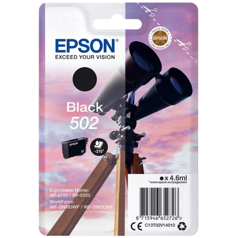 Epson oryginalny tusz T02V1 502 black