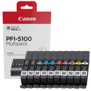 10-pak Canon oryginalny tusz PFI5100 6951C009 imagePROGRAF PRO310 10x14.4ml
