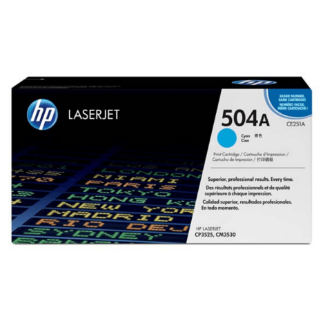 HP oryginalny toner CE251A cyan 504A