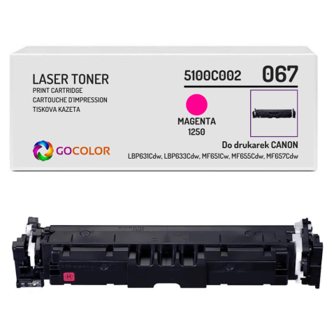 Toner do CANON CRG067M 5100C002 MAGENTA zamiennik bez CHIPA