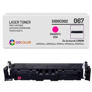 Toner do CANON CRG067M 5100C002 MAGENTA zamiennik bez CHIPA