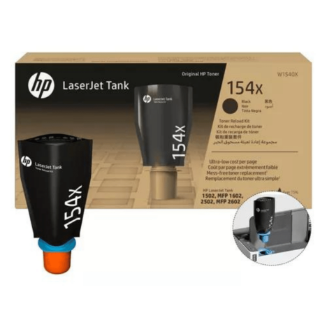 HP oryginalny toner W1540X 154X LaserJet Tank 1502 1602 2502 2602 5,0K black
